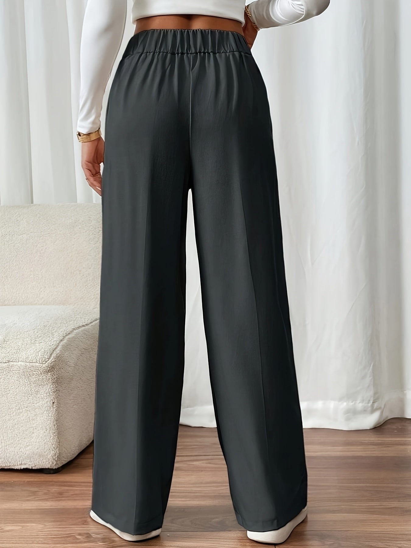 High-Waisted Trousers | Wide-Leg | Tailored Elegance
