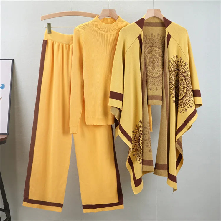 Alina | Three-Piece Knit Set