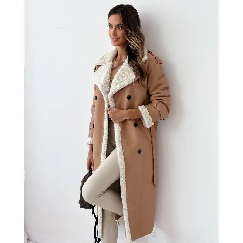 Bianca | Leather Shearling Coat