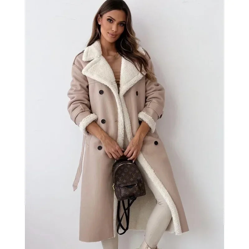 Bianca | Leather Shearling Coat