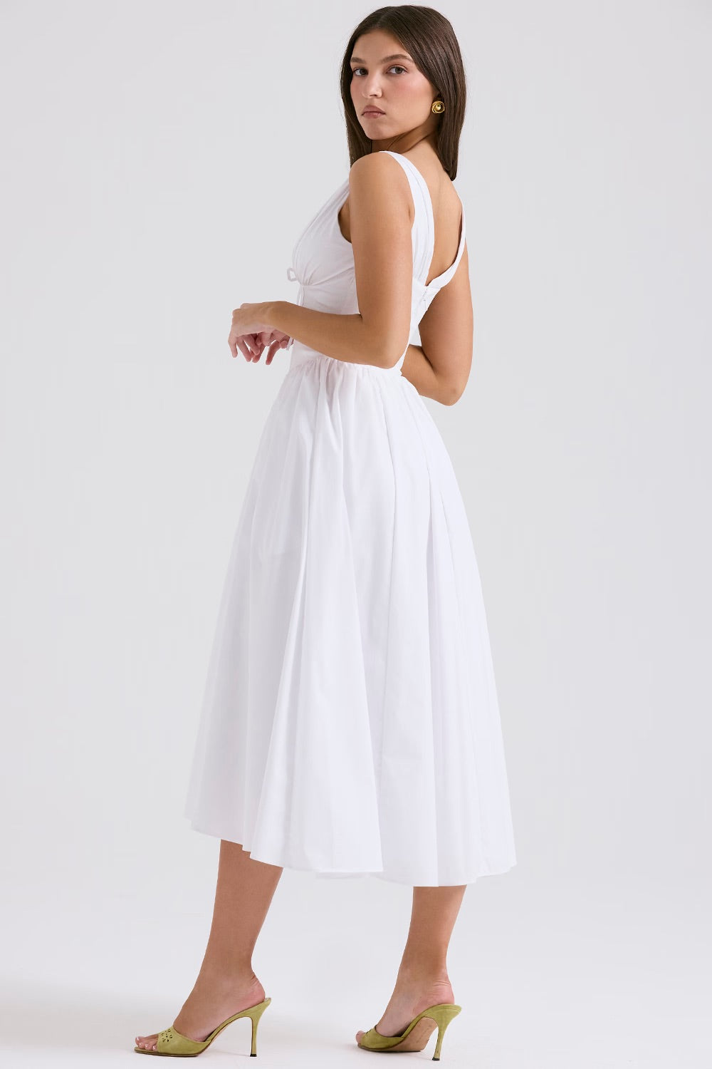 Corset Midi Dress | Romantic Silhouette | Flowy & Feminine