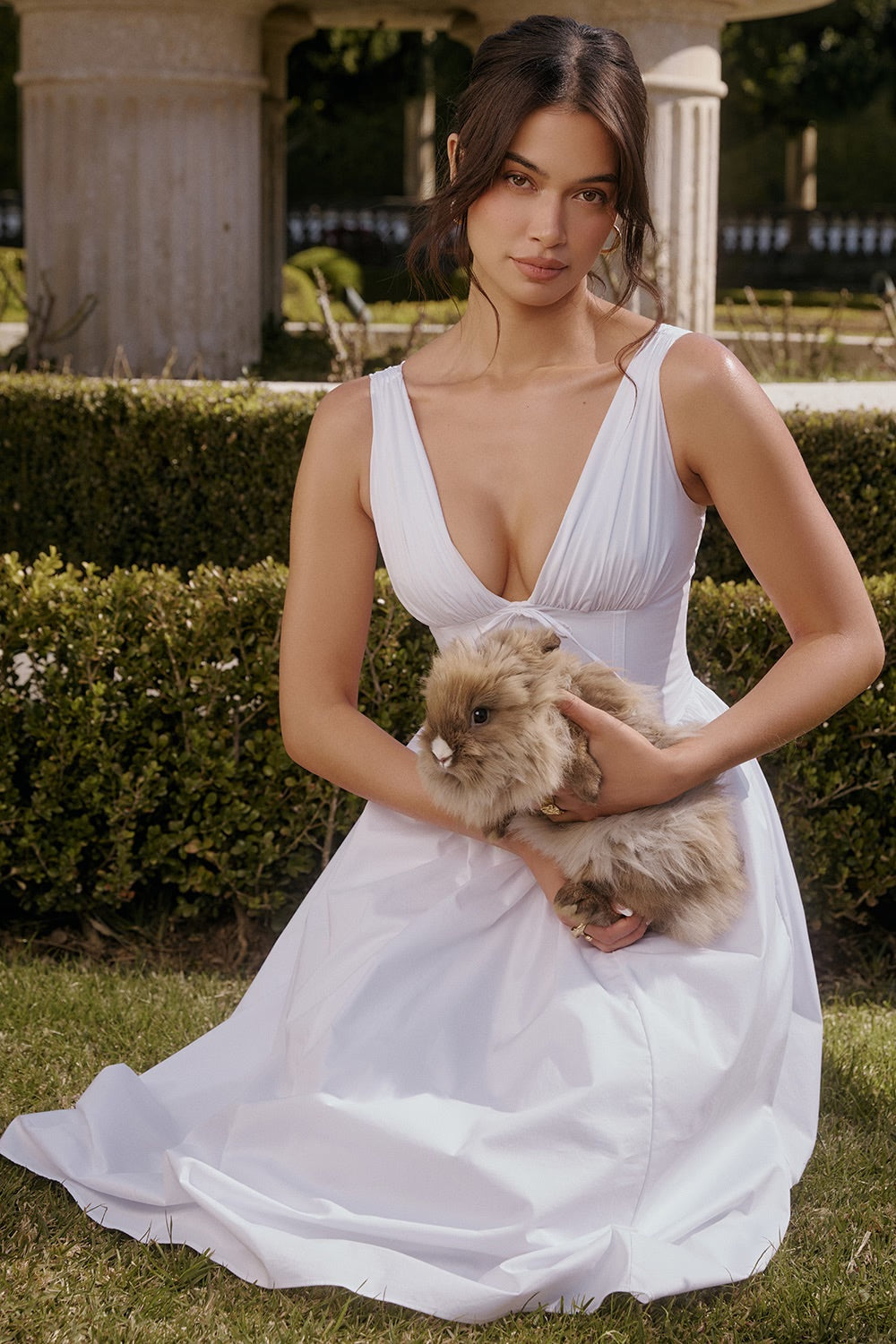 Corset Midi Dress | Romantic Silhouette | Flowy & Feminine