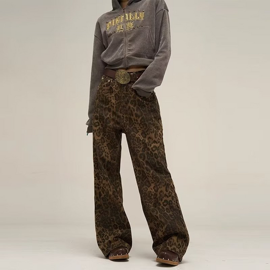 Animal Print Wide-Leg Pants | Bold Style | Streetwear Edge
