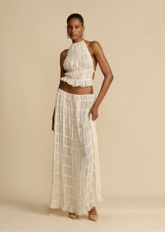 Ruffle Texture Two-Piece Set | Lightweight & Breezy | Effortless Chic