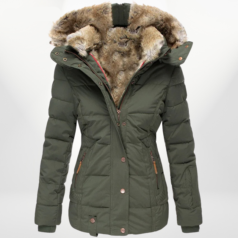 Fur-Lined Winter Jacket | Quilted | Warm & Tailored