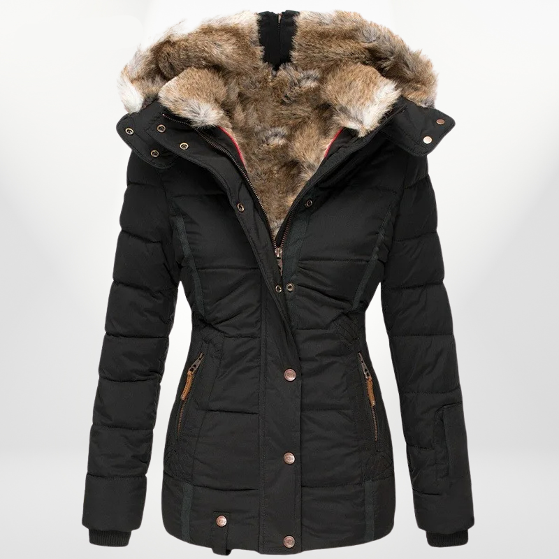 Fur-Lined Winter Jacket | Quilted | Warm & Tailored