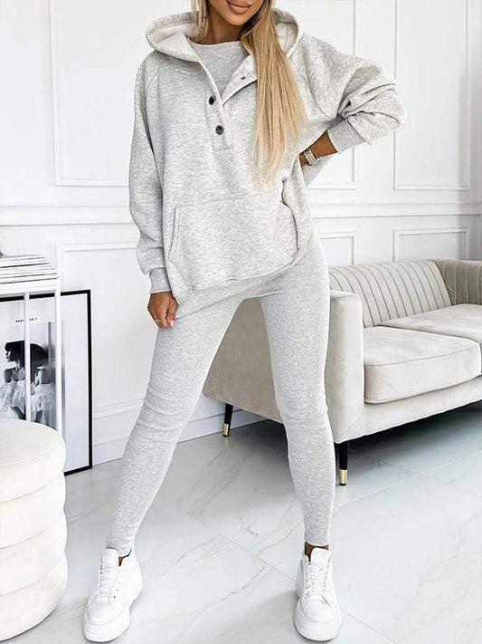 Two-Piece Lounge Set | Relaxed Hoodie and Leggings | Cozy and Stylish